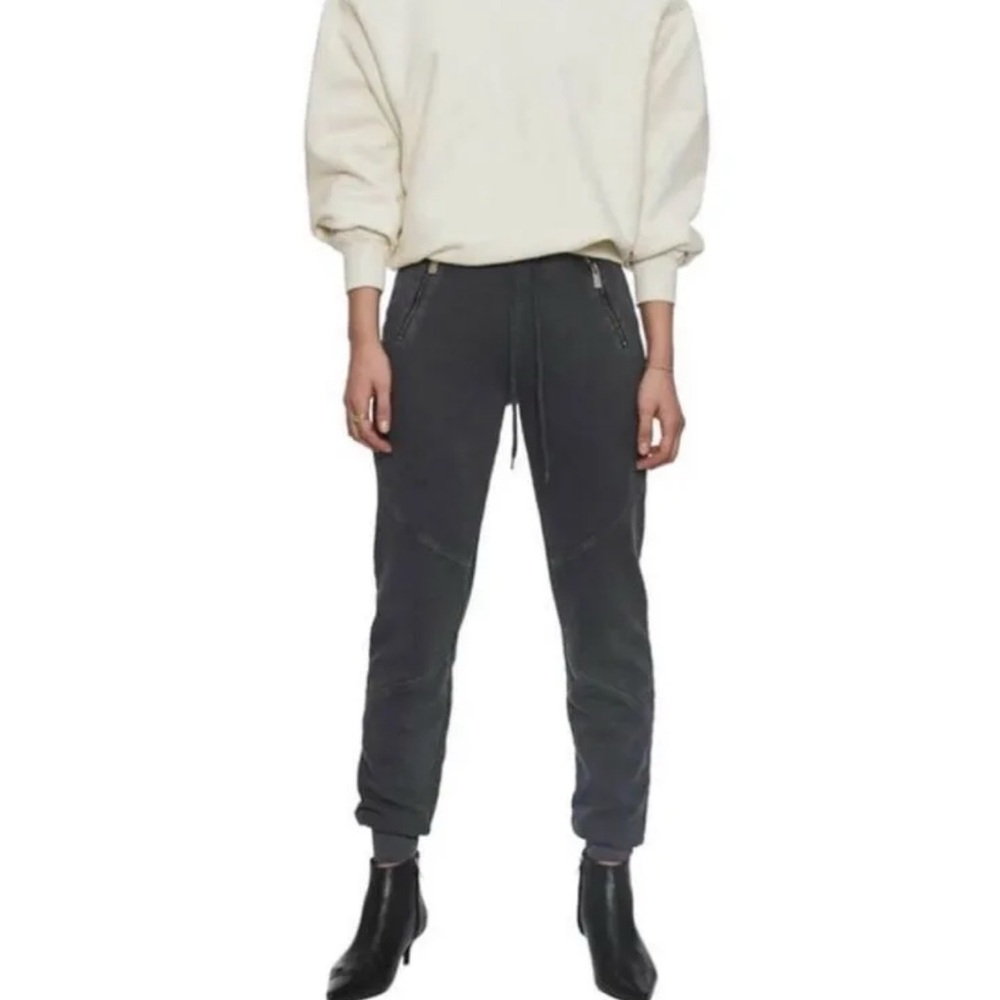 Anine Bing Colette jogger in washed black/blue
